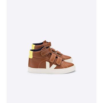 Dětské Vysoké Veja ESPLAR MID LEATHER Káva | CZ 678AHK